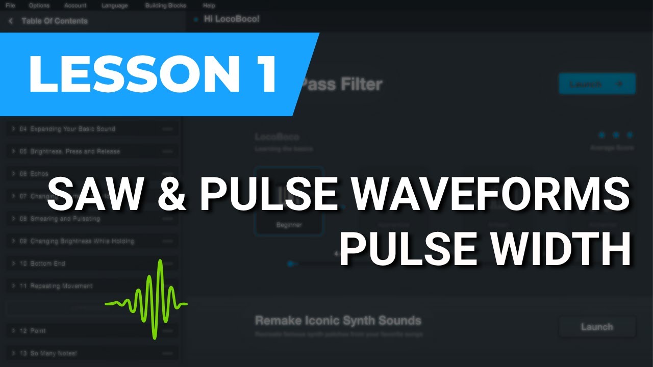 Syntorial Lesson 1 - Waveforms: The Secret to Great Synth Sounds - YouTube