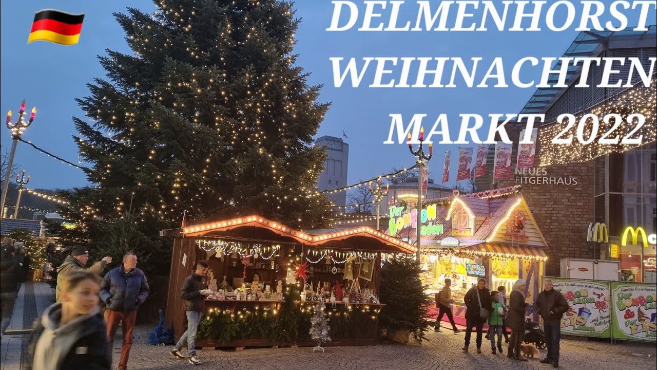 Delmenhorst Germany Weihnachten Markt 2022, Christmas market tour 4k ...