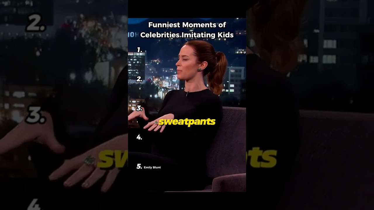 Funniest Celebrity Moments Imitating Kids 😂  | 