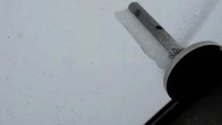 Time-lapse Video of Aircraft Icing