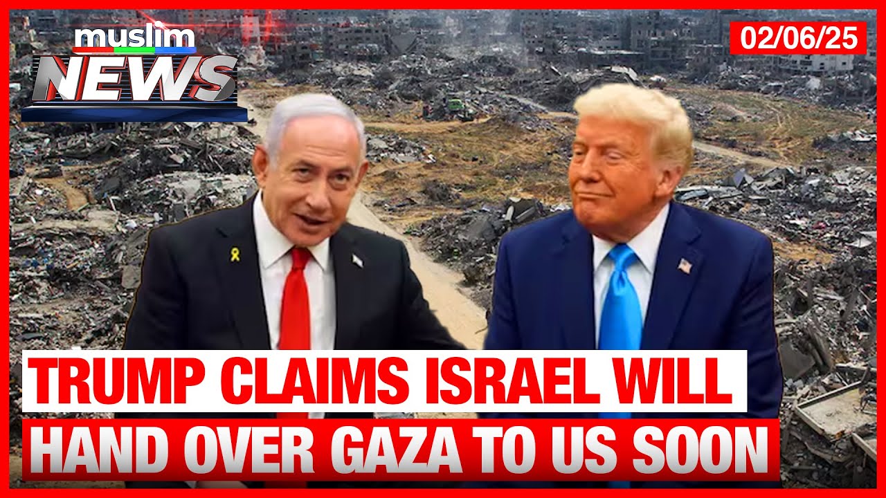 Trump Claims Israel Will Hand Over Gaza To US Soon - YouTube
