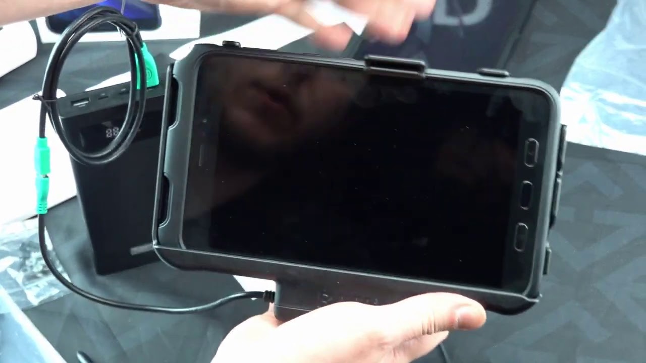 Работает БЕЗ аккумулятора! SAMSUNG GALAXY TAB ACTIVE3. Держатель RAM за 9000руб.+ решение за 300руб.