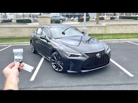2023 Lexus IS 350 F Sport: Start Up, Exhaust, Test Drive, Walkaround, POV and Review