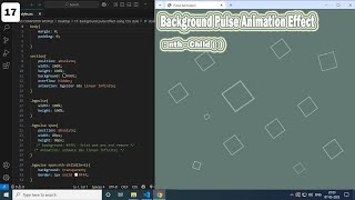Background Pulse Animation Effect || Background pulse Effect using CSS style || :nth-Child()
