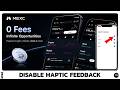 MEXC App Settings: Disable Haptic Feedback on Android &amp; iPhone (2026)