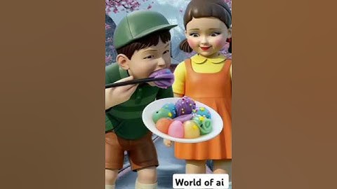 Squid Game Ai Korean Snack ASMR #squidgame #squidgame2 #ai #shorts #funny #fyp #cute #asmr