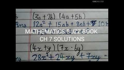 Mathematics buzz book Ch 7 solutions with complete explanation || 😇😇||