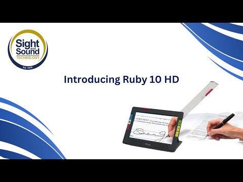 Introducing the Ruby 10 HD Electronic Magnifier