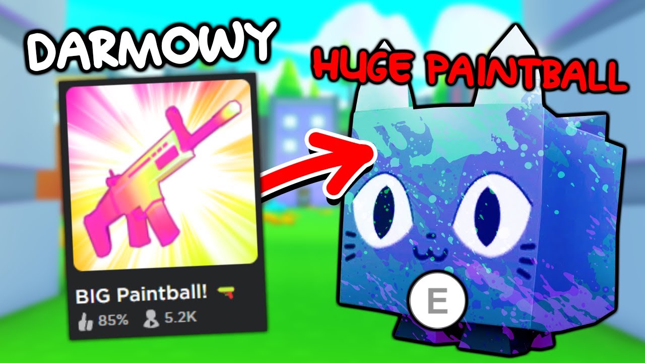 HUGE PAINTBALL CAT JUŻ JEST ZA DARMO! w NOWYM HUGE PAINTBALL 2 (PET