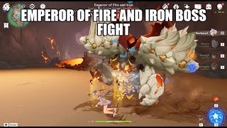 Emperor Of Fire And Iron Boss Fight Genshin Impact