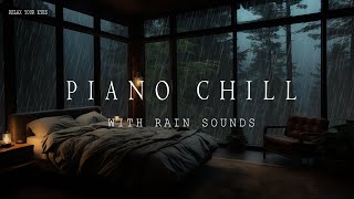 Peaceful Rain Atmosphere in Warm Bedroom: Relaxation for Stress, Anxiety, and Depression 🌧️🌿