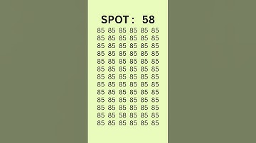 can you find 58 in 5 seconds? #wordpuzzlegame #game #mathematics #mindbendingquiz #puzzle