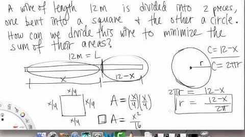 Optimization | Example 1 | Single Variable Calculus for Sci & Eng | Griti