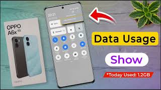 How To Show Data Usage On Oppo A6x Oppo A6x 5g Me Data Use Kaise Dekhe