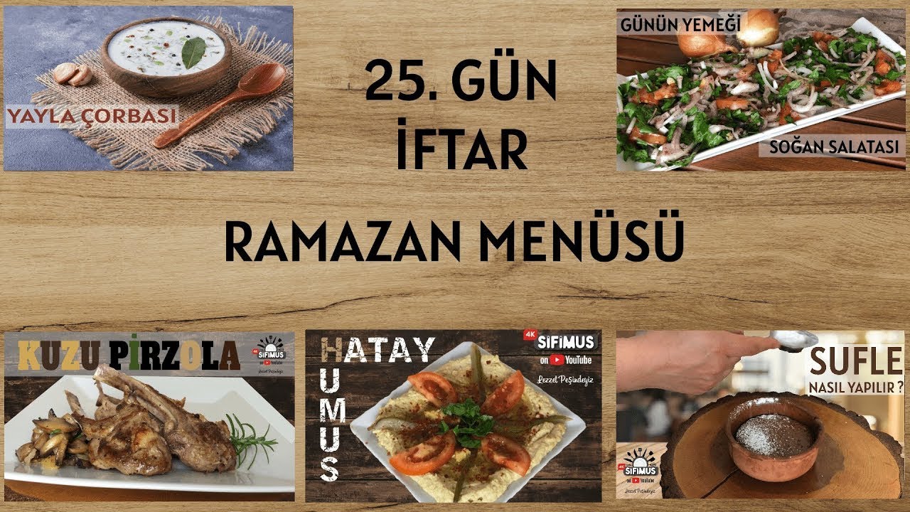2022 RAMAZAN İFTAR MENÜSÜ ÖNERİSİ  30 günlük ✔ #25 Gün YEMEK TARİFLERİ #shorts