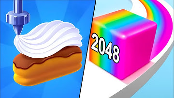 jelly run 2048 vs perfect cream all level gameplay iOS Android #viralvideo #jellyrun2048