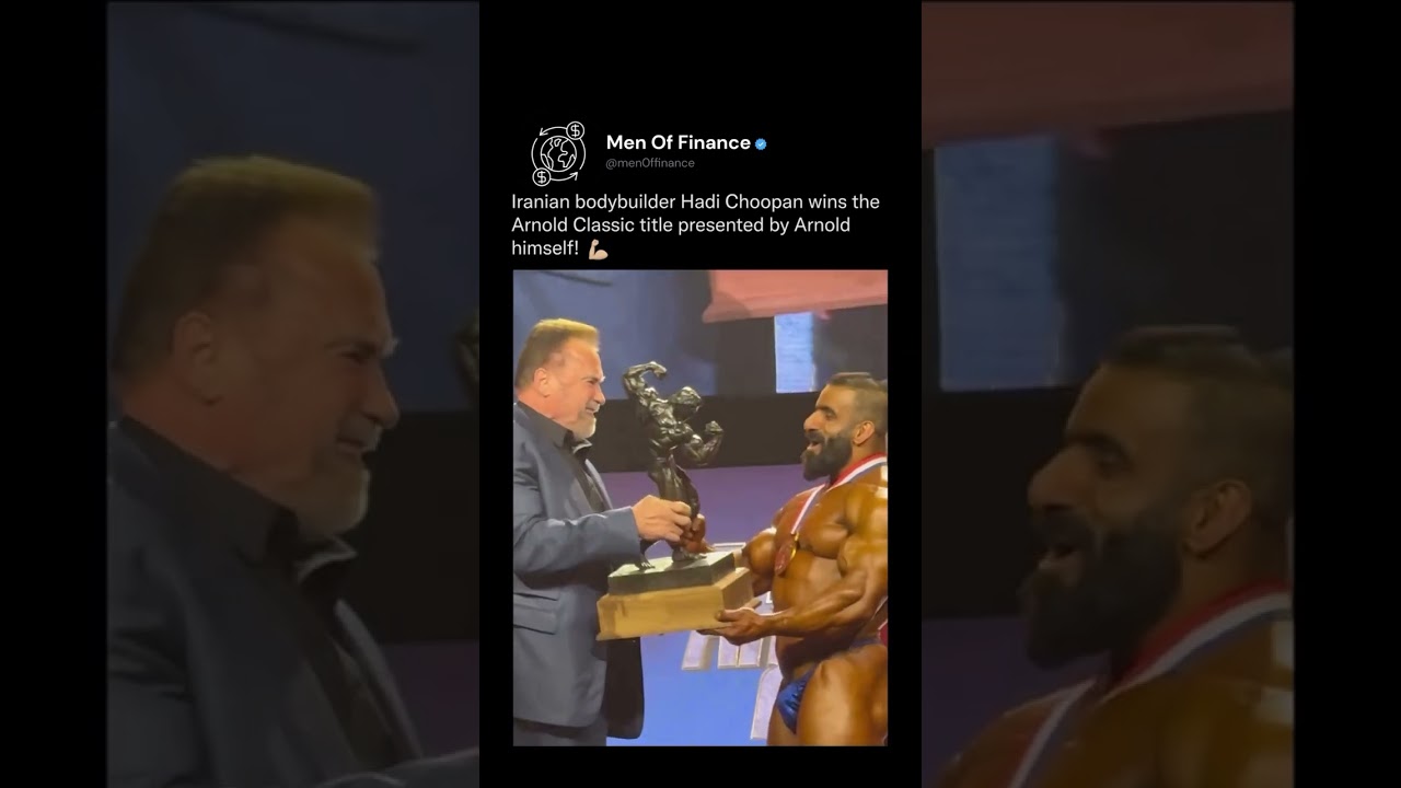 Hadi Choopan just bagged the Arnold Classic title, and guess what?