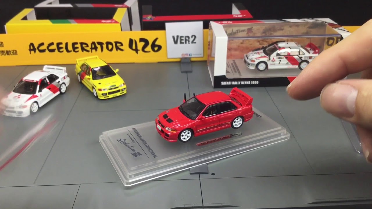 FirstLook 1/64 INNO Mitsubishi Lancer Evo III (Evo3) - YouTube