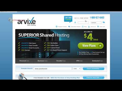 Arvixe Web Hosting -Overview & Tutorial!