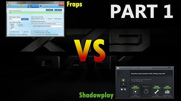 Fraps VS Shadowplay Part 1