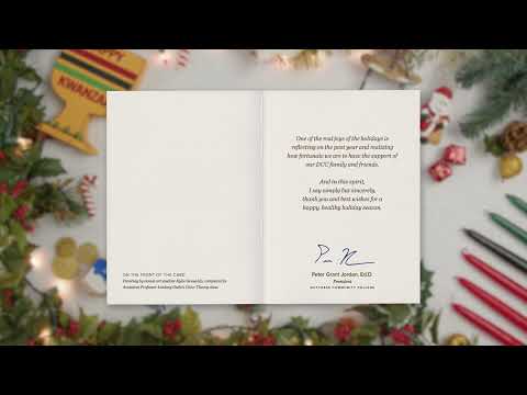 Season of Gratitude - video from Dutchess County Community