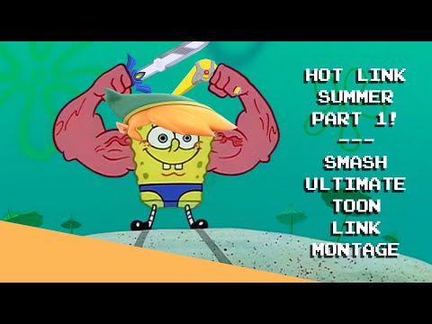 Hot Link Summer Part 1! - Smash Bros. Ultimate Toon Link Montage - Ad Free Members