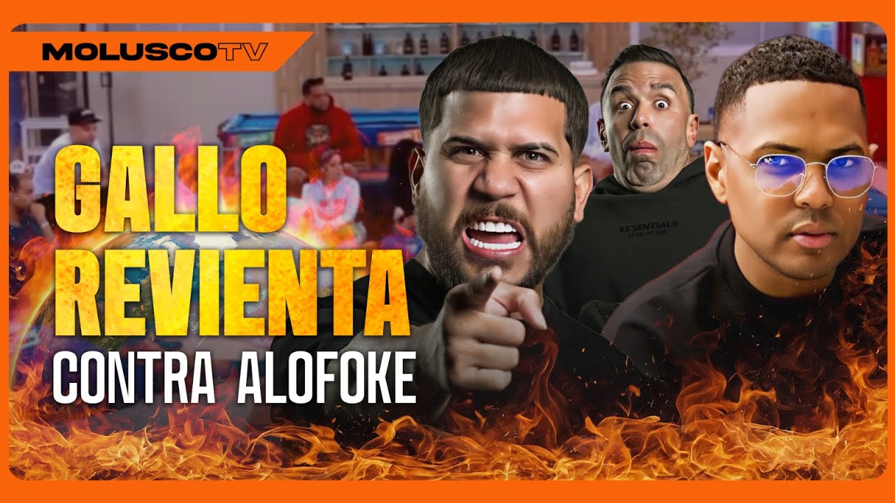 Gallo barre el piso con Alofoke y dotol: 