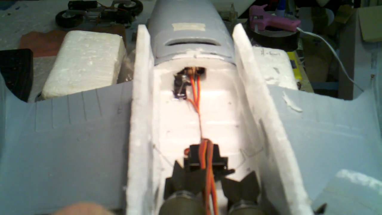 rc plane with bomb bay