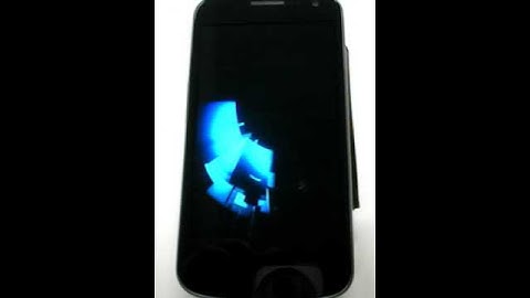 Samsung Galaxy Nexus boot animation