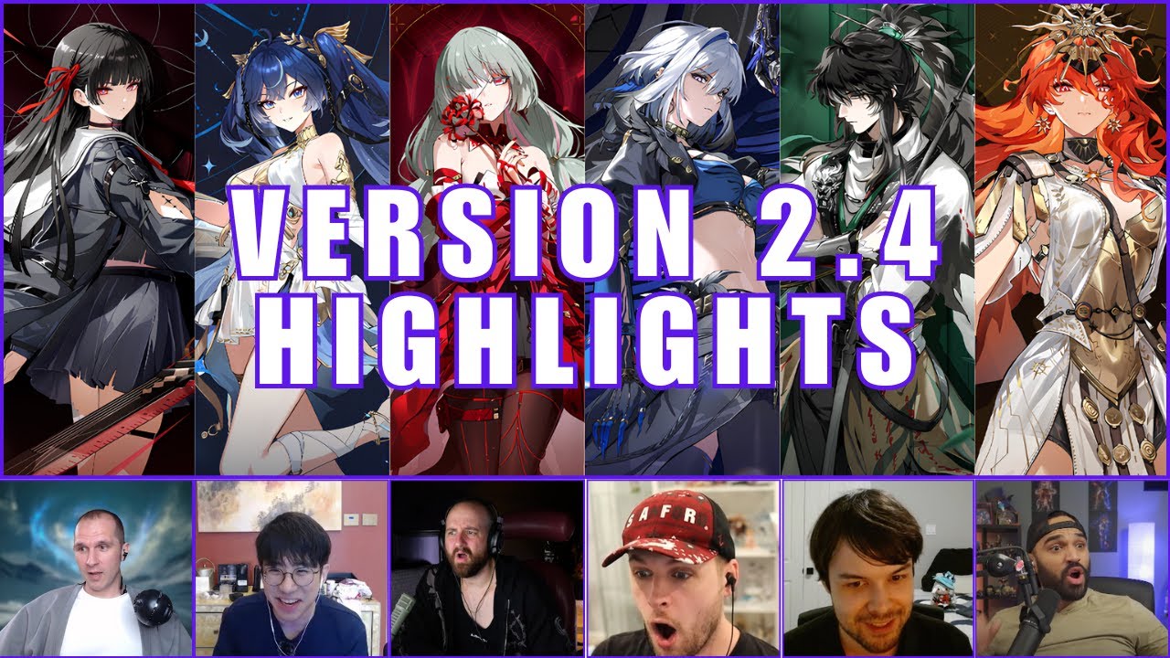 Streamers Reacts To Wuthering Waves Version 2.4 Livestream Highlights