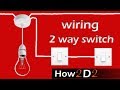 LIGHT SWITCH  Wiring 2 way switch  How to wire 2-way light switch