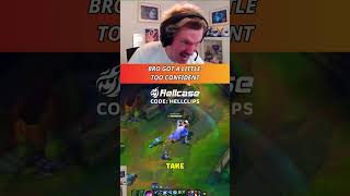 BRO GOT A LITTLE TOO CONFIDENT #KeshaEuw #twitch #twitchclips