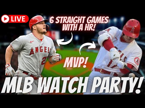 LIVE Shohei Ohtani and The Angels vs The Cleveland Guardians! (NFL Week 1 Talk!)