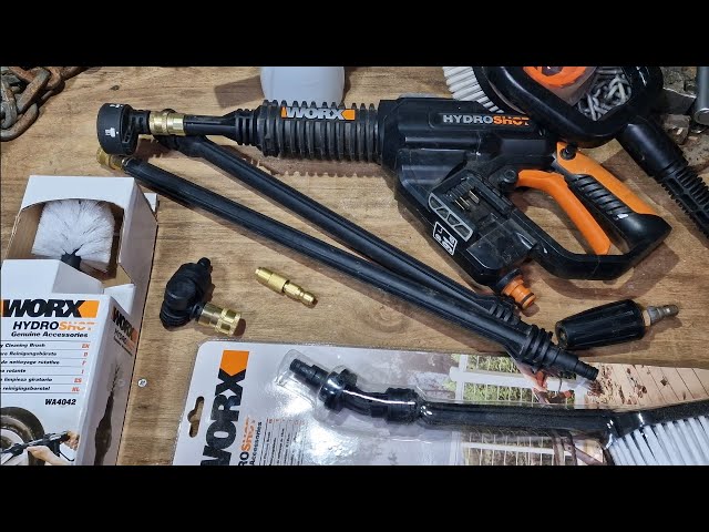 WORX Hydroshot Rotary Cleaning Brush, Quick Snap Connection - WA4042