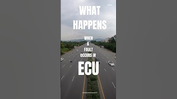 What happens when a Fault happens in ECU! #automotive #vehiclediagnostics #electricvehicle