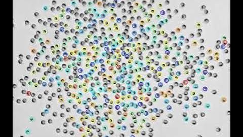 Self-Propelled Particles Move Through a Cluster