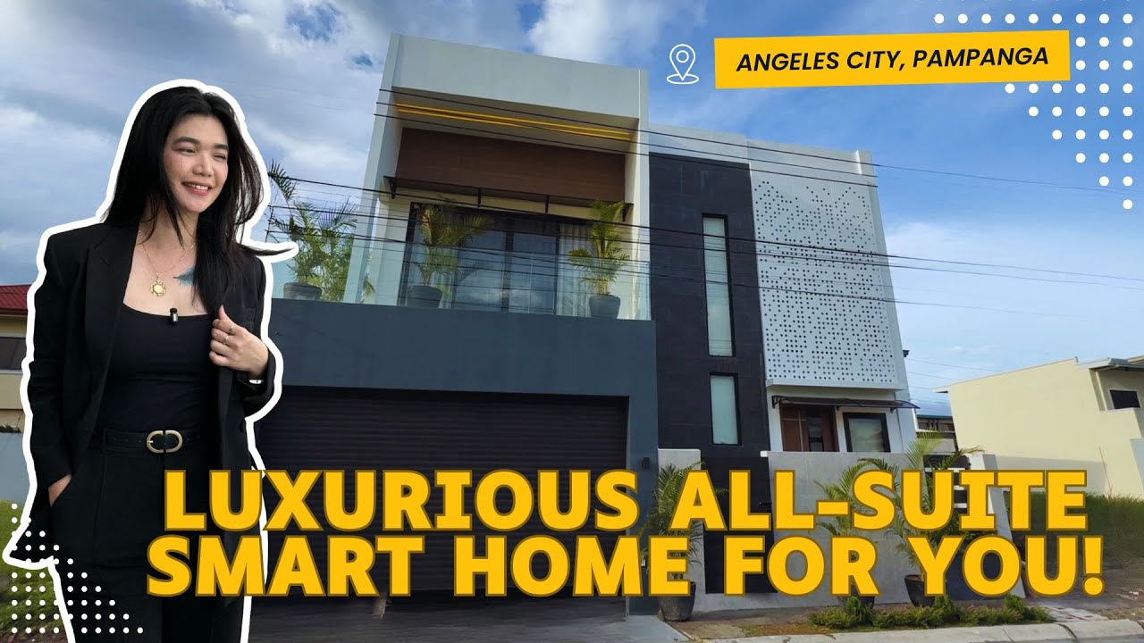House Tour #66 | P20.5M | SMART & Furnished Luxury 4BR All-Suite Home w/ Private Pool near Clark