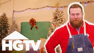 Ben Surprises Kids At Holiday Party With A Custom Built Maze! | Home Town: Ben's Holiday Workshop