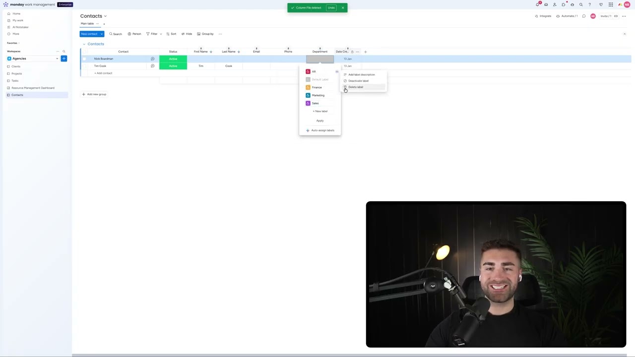 Contact Management For Agencies In Monday.com | Monday.com For Agencies | 2026