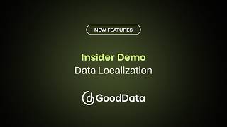 Localize Dashboards at Scale with GoodData