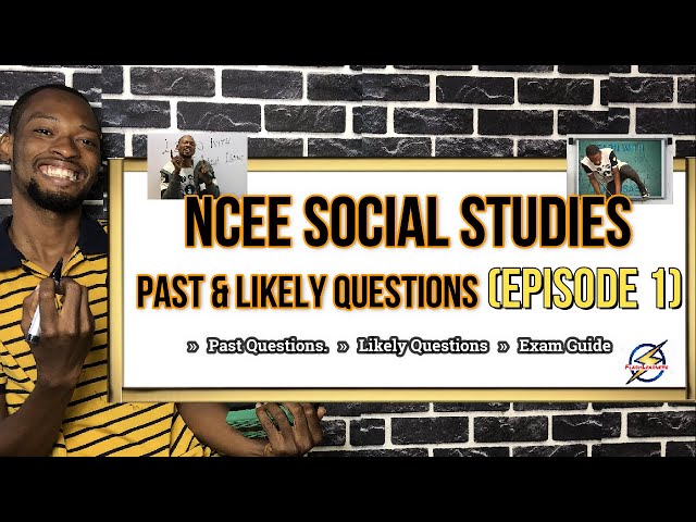 Common Entrance (NCEE) Social Studies Questions | Episode 1