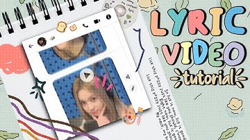 how to edit/make lyric video on Capcut || RPW tutorials