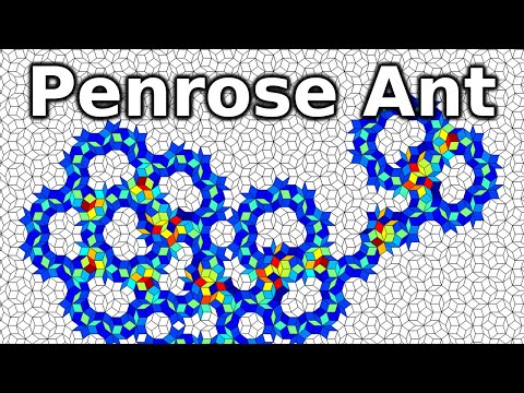 Langton's Ant on Penrose Tiling producing a Pentaflake-like Fractal