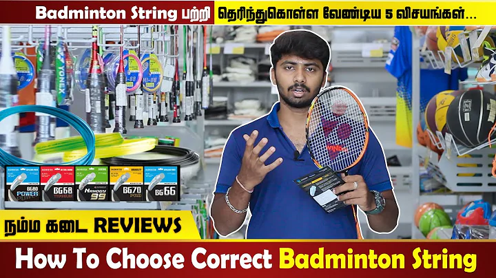 5 IMPORTANT THINGS ABOUT BADMINTON STRINGS | HOW TO SELECT CORRECT BADMINTON STRING | #Badminton