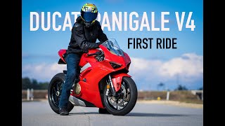 MY DREAM BIKE! 2019 Ducati Panigale V4 **First Ride**