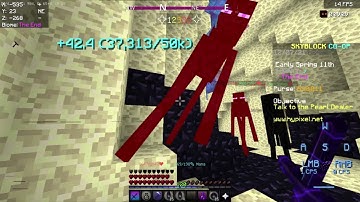 Why does this early game sword(aspect of the end) does 13k damage