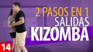 2 PASOS de KIZOMBA en 1 | Aprender a Bailar Kizomba – Kizomba para Principiantes #14