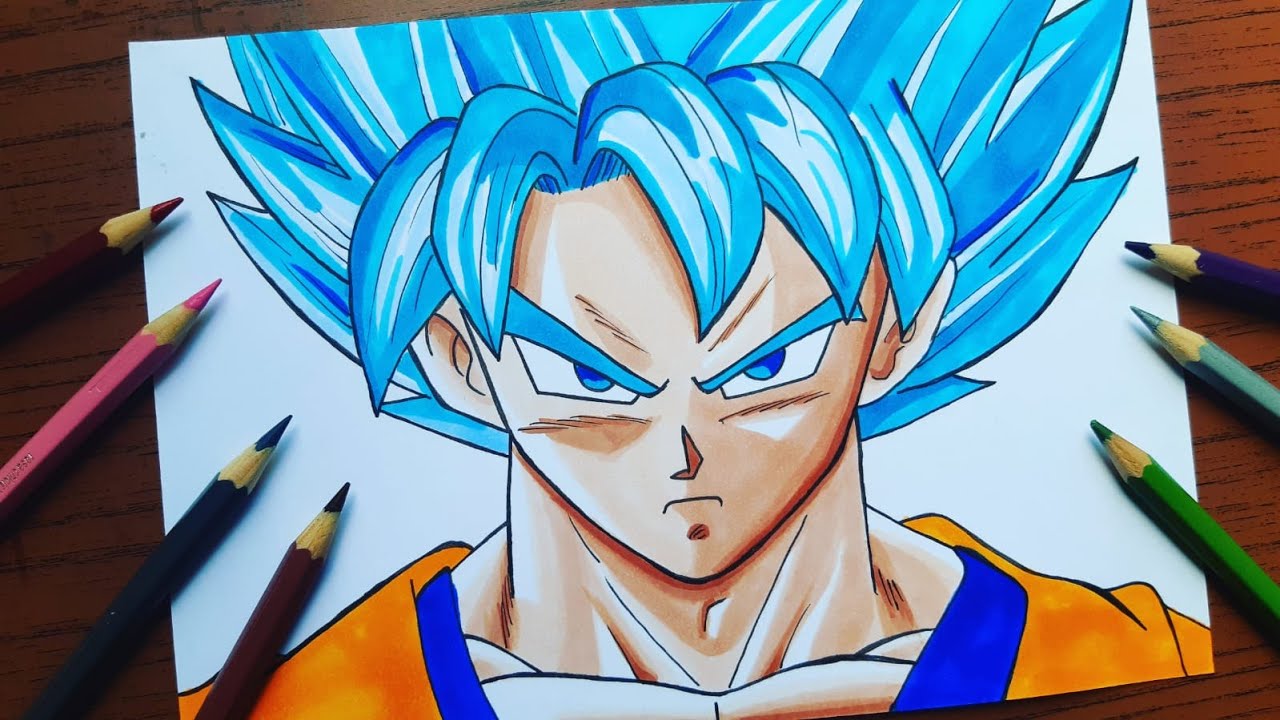 Como desenhar o Goku Super Saiyajin