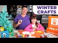 Winter Craft Ideas: Winter Friends with Painted Rocks & Air Dry Clay **Giveaway**