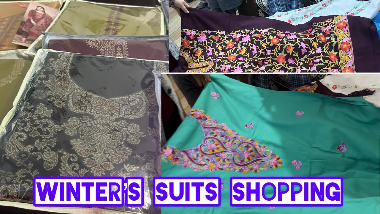Off season winter’s Suits Shopping!! Jate season Ki Garam suit on Ki khriddari !!